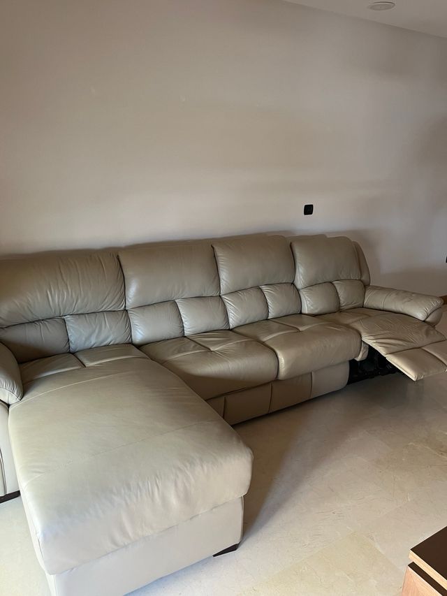 Sofa cama flor piel con chain long