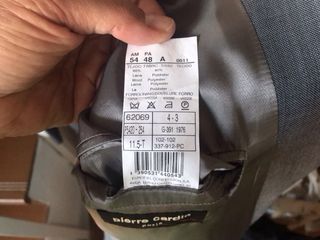 Traje caballero gris
