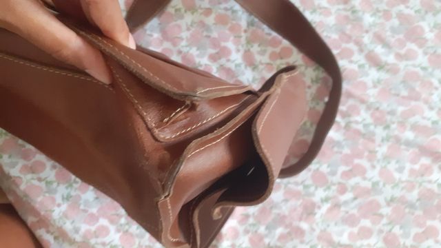 Borsa in pelle Sergio Tacchini vintage