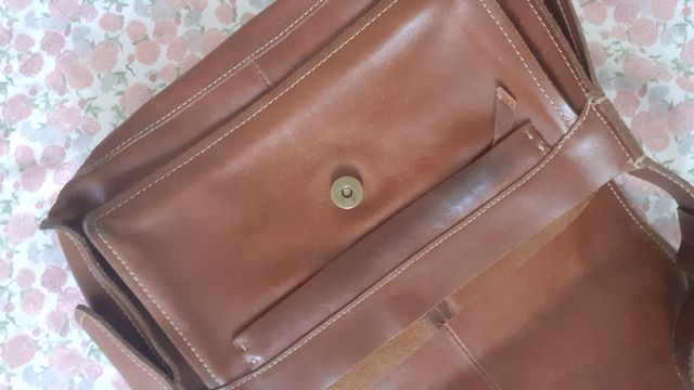 Borsa in pelle Sergio Tacchini vintage