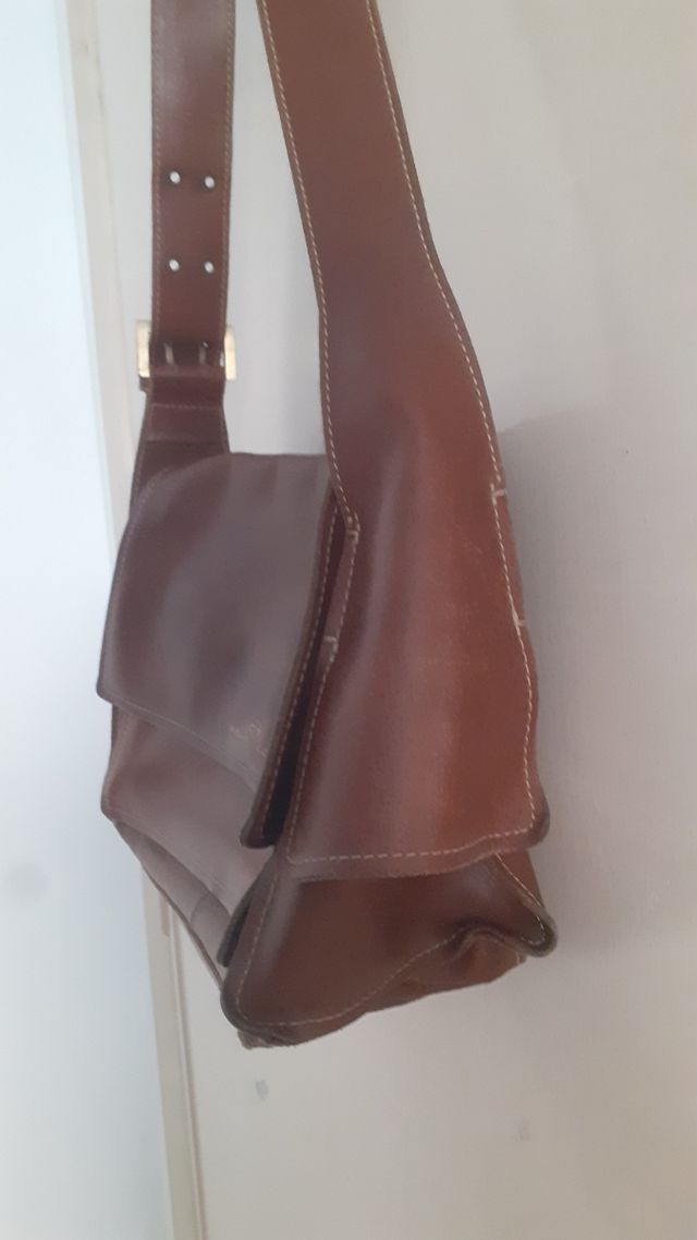 Borsa in pelle Sergio Tacchini vintage