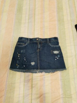 Falda vaquera Stradivarius talla 38