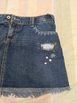 Falda vaquera Stradivarius talla 38