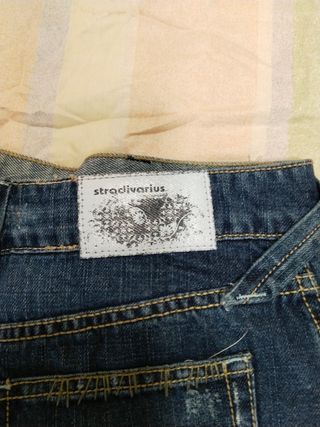 Falda vaquera Stradivarius talla 38