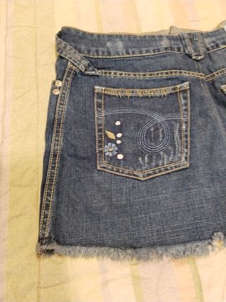 Falda vaquera Stradivarius talla 38