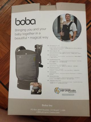 Mochila BOBA porteo de bebé