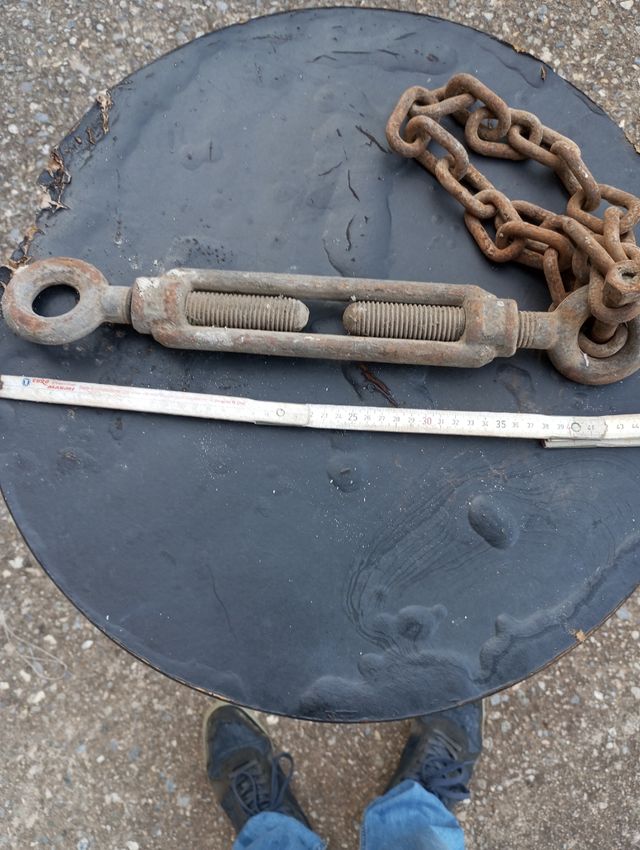 Tirante doppio occhio regolabile 44/60