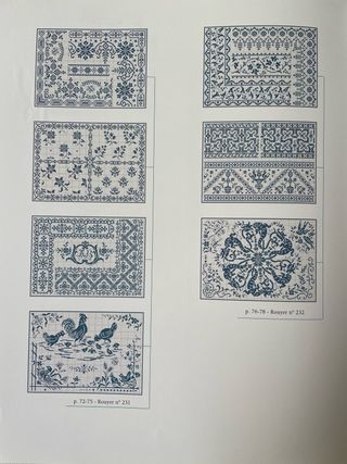 Libro punto de cruz en francés