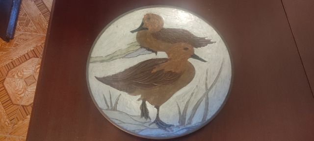 Prato decorativo em Bronze