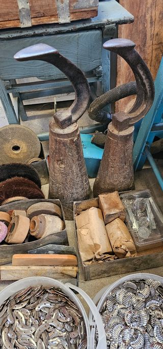 Antiguo torno de zapatero