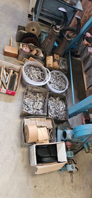 Antiguo torno de zapatero