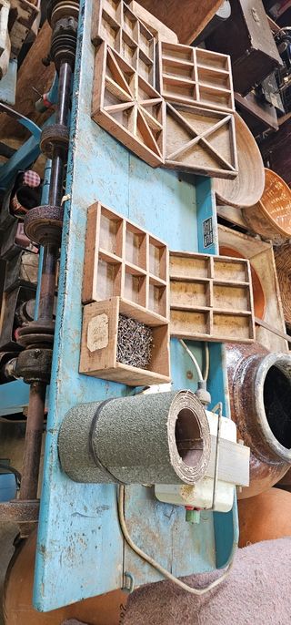 Antiguo torno de zapatero