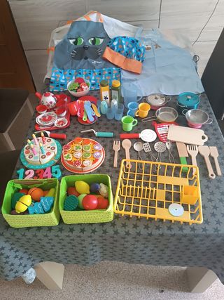 Cocina madera niños