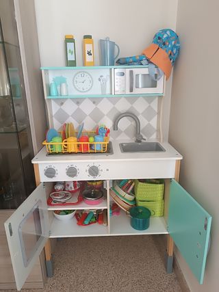 Cocina madera niños