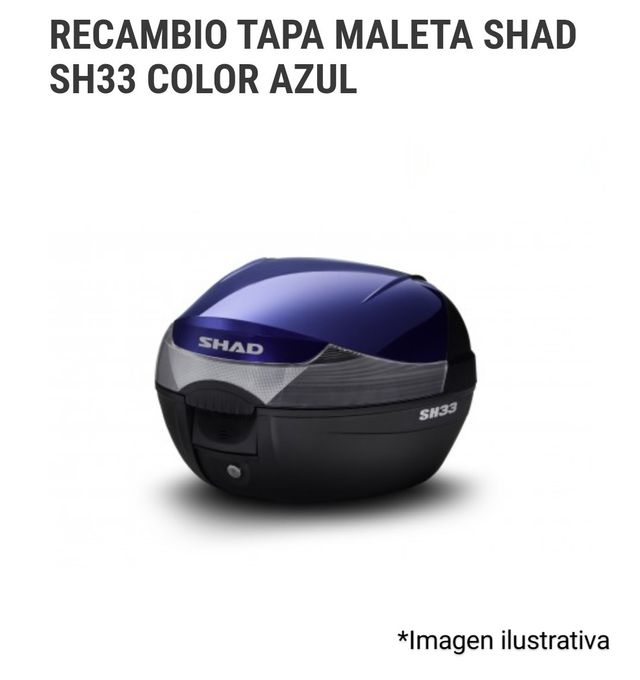 "TAPA" BAÚL SHAD SH33 CHOCOLATE