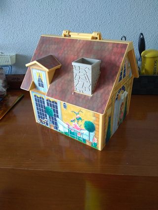 Casa muñecas maletín playmobil