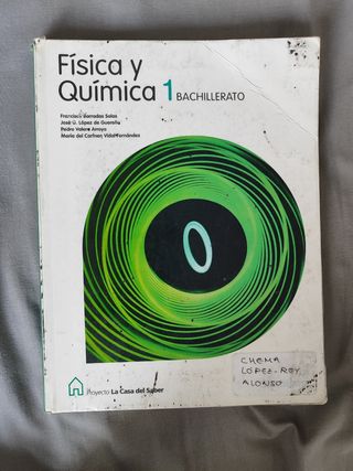 Libro Física y Química 1 Bachillerato Santillana