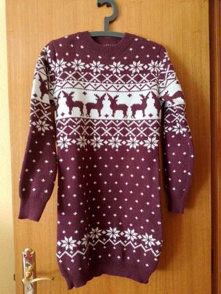 Jersey  tipo vestido t S navidad
