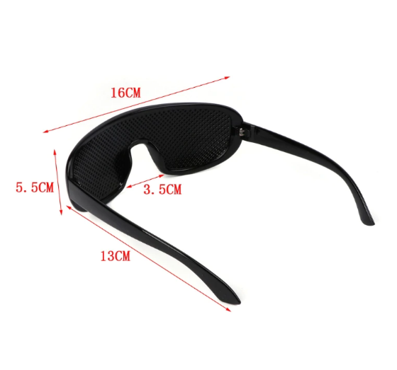 Lote de 5 gafas estenopeicas / reticulares - Promo