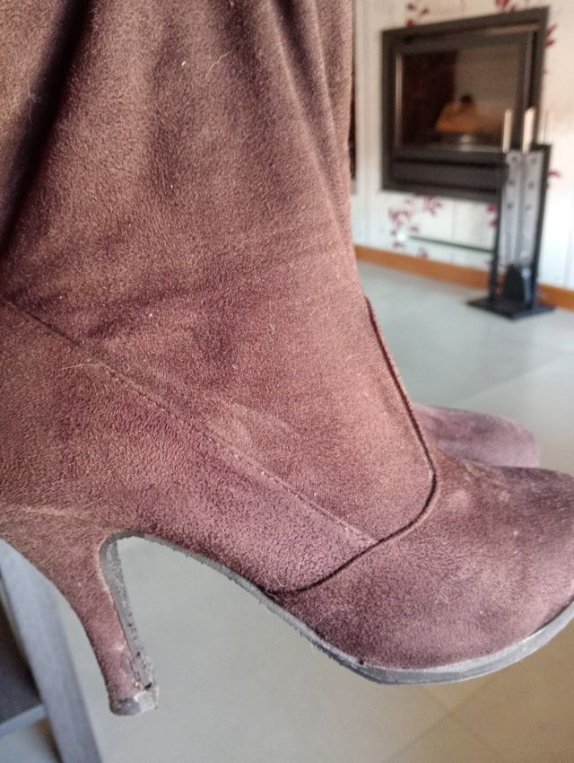 Botas mosqueteras de tela
