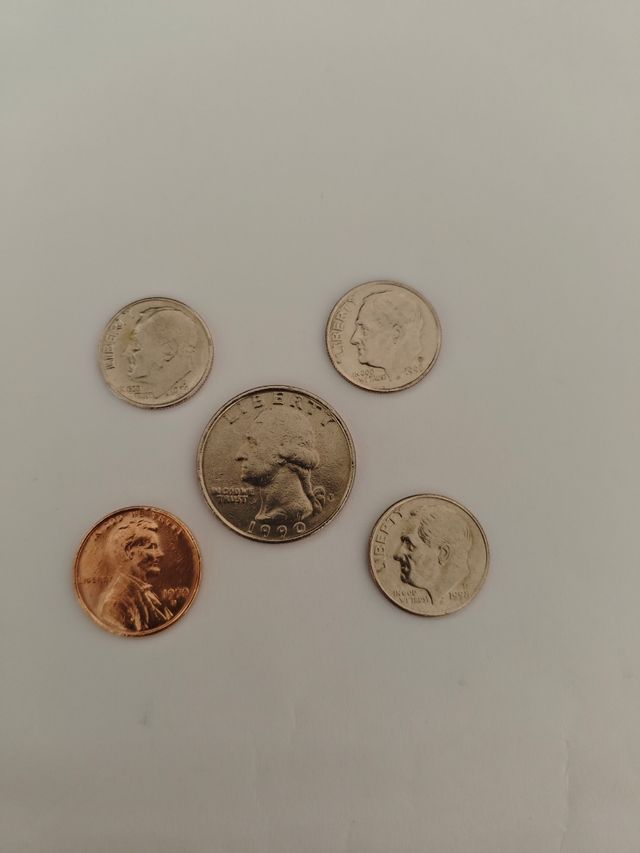 Monedas dólar 