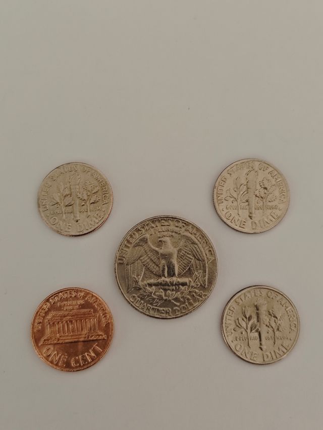 Monedas dólar 