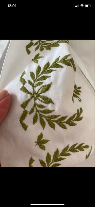 Lenzuolo matrimoniale in puro cotone anni 70