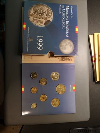 Colección monedas españolas 1999