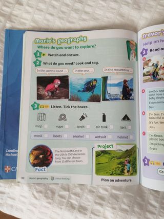 Libro inglés 2°primaria