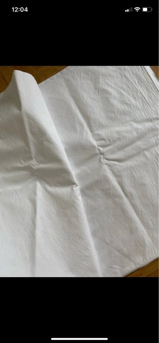Lenzuolo matrimoniale in puro cotone anni 70