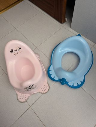 Conjunto Adaptador y orinal para niñ@s