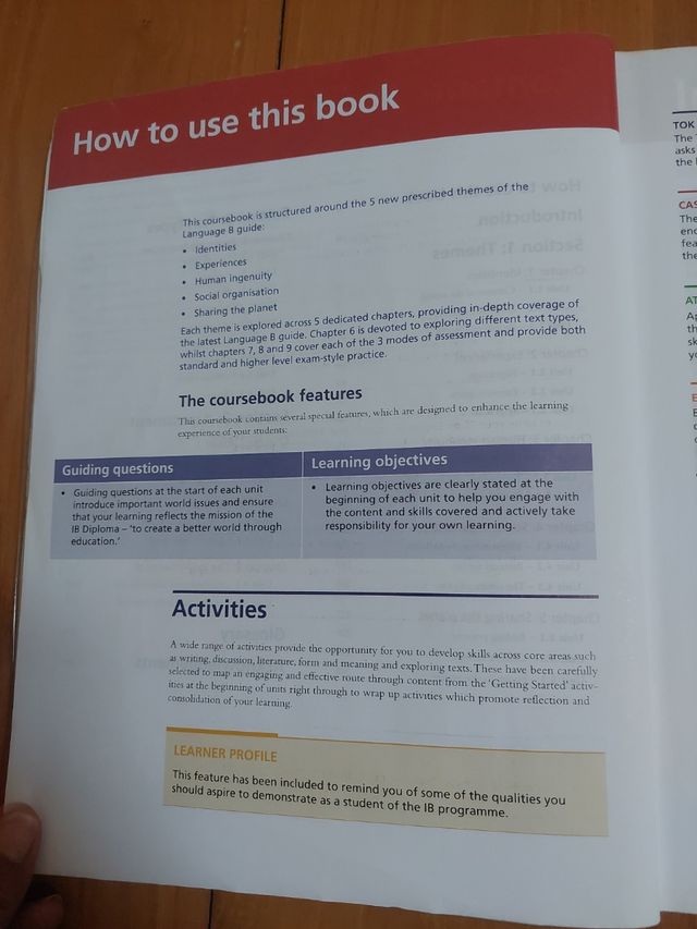 B in inglese per il I B Diploma Cambridge