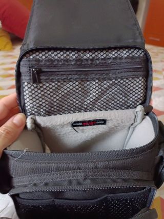 Bolsa mediana cámara fotos o vídeo.