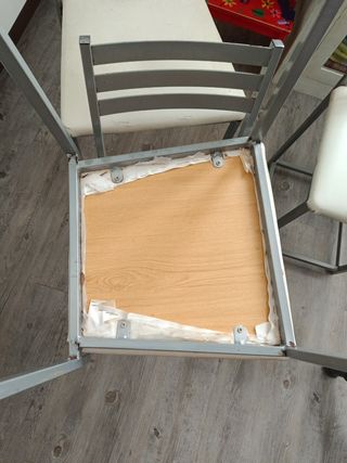 4 sillas de cocina por 28 euros