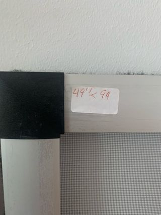 Mosquitera aluminio ventana corredera