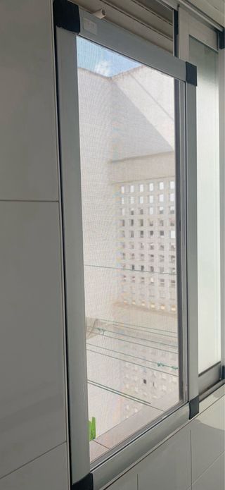 Mosquitera aluminio ventana corredera