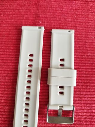 Correa Caucho beige Reloj