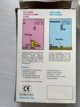 Consola tetris game boy