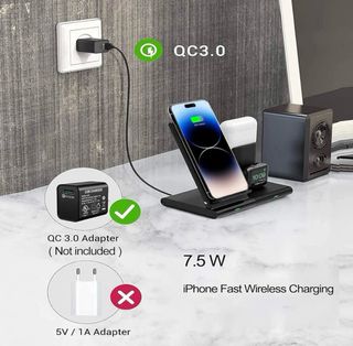 Hoidokly Caricatore Wireless 3 in 1