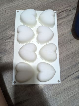 Molde silicona forma corazones