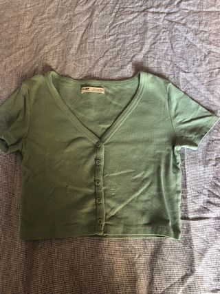 Top de p&b talla m color verde