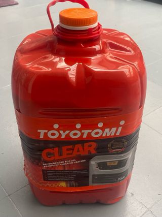 Estufa portatil de parafina.