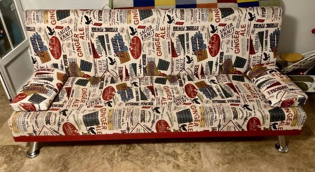 Sofá cama 3 plazas.