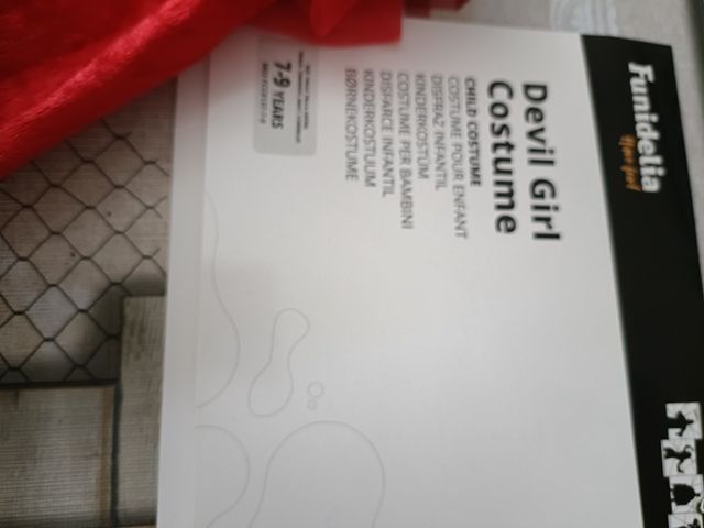 Disfraz Devil Girl niña 7/9años