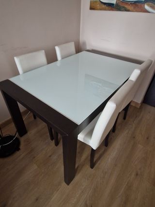 Mesa comedor extensible