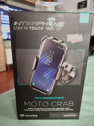 SOPORTE DE MOVIL INTERPHONE CELLULARLINE MOTO CRAB