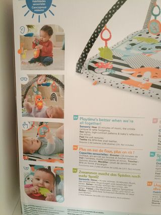 Gimnasio Fisher Price 3 en 1 COMO NUEVO