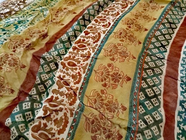 Retal gasa yoryet estampada