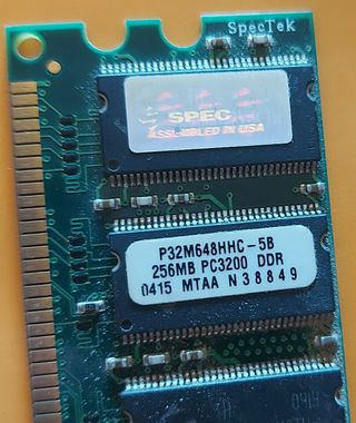 5 Memorias DDR1 256mb