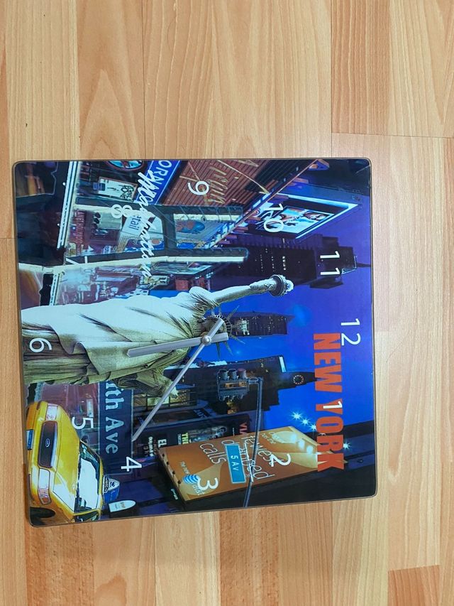 Cuadro reloj NEW YORK